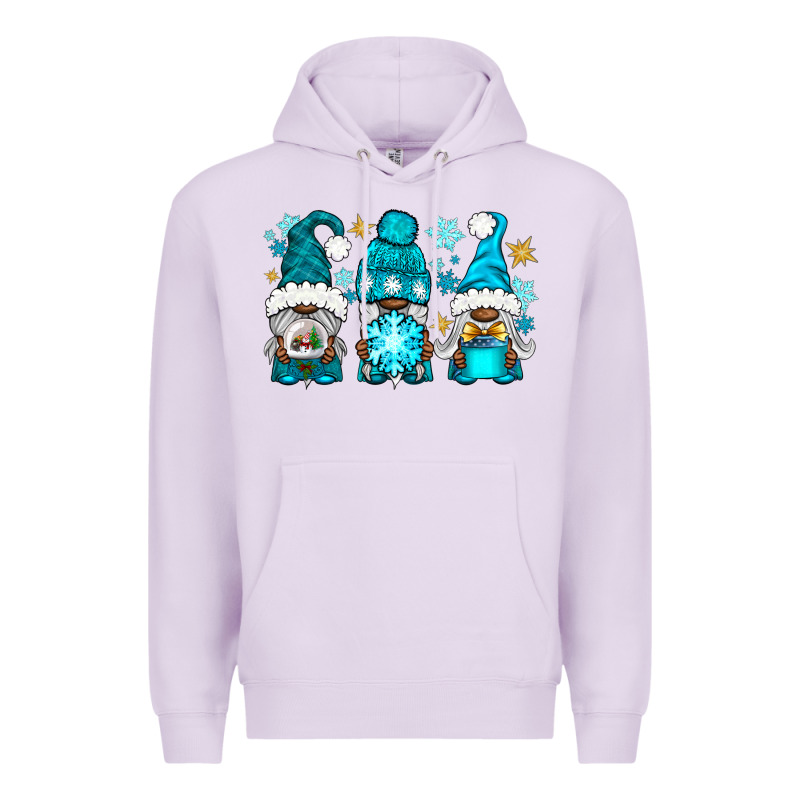 Winter Afro Gnomies Premium Hoodie by NancyCooperArtShop | Teevron