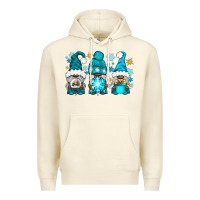 Sandshell winter afro gnomies Premium Hoodie - NancyCooperArtShop