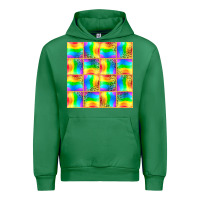 Emerald Pride lgbtq flag and leopard with glitter seamless Urban Hoodie - BundleAndBundleShop