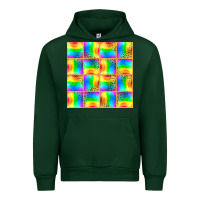 Forest Green Pride lgbtq flag and leopard with glitter seamless Urban Hoodie - BundleAndBundleShop