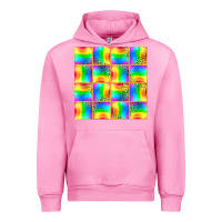 Fuchsia Pink Pride lgbtq flag and leopard with glitter seamless Urban Hoodie - BundleAndBundleShop