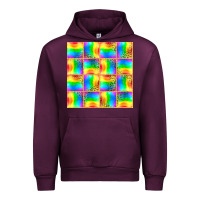 Mauve Wine Pride lgbtq flag and leopard with glitter seamless Urban Hoodie - BundleAndBundleShop