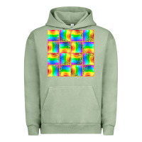 Pigment Oil Green Pride lgbtq flag and leopard with glitter seamless Urban Hoodie - BundleAndBundleShop