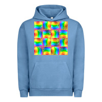 Pigment Pebble Blue Pride lgbtq flag and leopard with glitter seamless Urban Hoodie - BundleAndBundleShop
