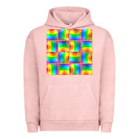Pigment Salmon Pride lgbtq flag and leopard with glitter seamless Urban Hoodie - BundleAndBundleShop