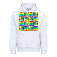 White Pride lgbtq flag and leopard with glitter seamless Urban Hoodie - BundleAndBundleShop