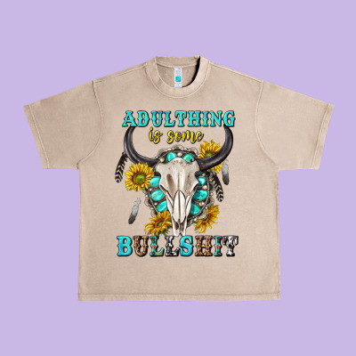 Urban Heavy Tee adulthing is some bullshit with sanflowers and gamstone  tbw