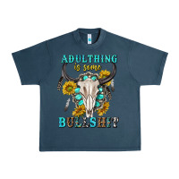 Midnight Navy adulthing is some bullshit with sanflowers and gamstone  tbw Urban Heavy Tee - texasbilliewilder