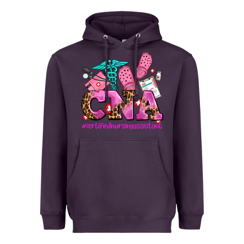Cna Certified Nursing Assistant Heavyweight Hoodie by AdoDesignShop | Teevron