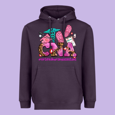 Cna Certified Nursing Assistant Heavyweight Hoodie Designed By Adodesignshop