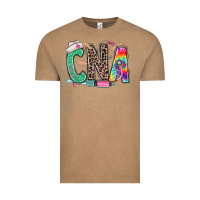 Vintage Coffee cna nurse tie dye leopard Vintage Tee - RanaPortraitStore