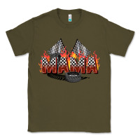 Army Green race mama Classic Tee - Zillion Design Studio