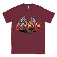 Burgundy race mama Classic Tee - Zillion Design Studio
