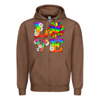 Chestnut love and sunflower Zipper Hoodie - HRA Design Shop