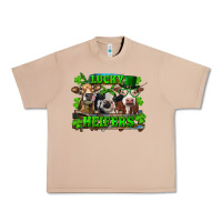 Burro St Patricks Day Lucky Heifers Urban Heavy Tee - RanaPortraitStore