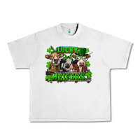 Lunar Rock St Patricks Day Lucky Heifers Urban Heavy Tee - RanaPortraitStore