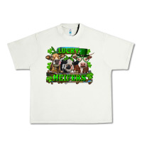 Pistachio St Patricks Day Lucky Heifers Urban Heavy Tee - RanaPortraitStore