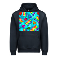 Navy Pride lgbtq flags and leopard seamless pattern Urban Hoodie - BundleAndBundleShop