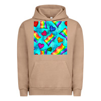 Pigment Burro Pride lgbtq flags and leopard seamless pattern Urban Hoodie - BundleAndBundleShop