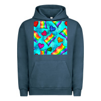 Pigment Midnight Navy Pride lgbtq flags and leopard seamless pattern Urban Hoodie - BundleAndBundleShop