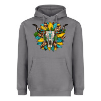 Storm bull skull gemstone cactus leopard sunflower Heavyweight Hoodie - Artiststas