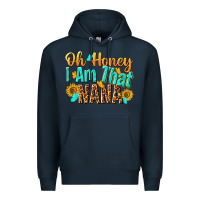 Navy oh honey i am that nana Premium Hoodie - NancyCooperArtShop