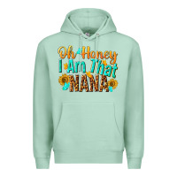Seafoam oh honey i am that nana Premium Hoodie - NancyCooperArtShop