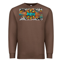 Chestnut leopard sunflower mom license plate Premium Sweatshirt - Artiststas