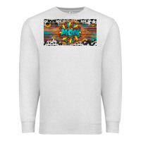 Oatmeal Heather leopard sunflower mom license plate Premium Sweatshirt - Artiststas