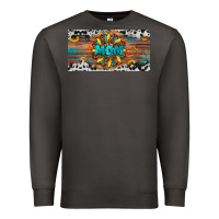 Smoke leopard sunflower mom license plate Premium Sweatshirt - Artiststas
