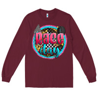 Burgundy race day Long Sleeve Tee - Zillion Design Studio