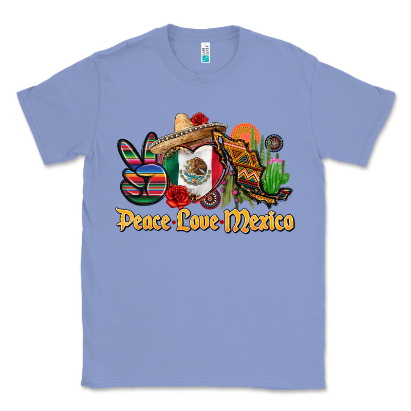 Peace Love Mexico Classic Tee by CTS Tumbler Store | Teevron
