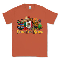 Copper peace love mexico Classic Tee - CTS Tumbler Store