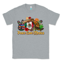 Heather Grey peace love mexico Classic Tee - CTS Tumbler Store