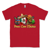 Red peace love mexico Classic Tee - CTS Tumbler Store