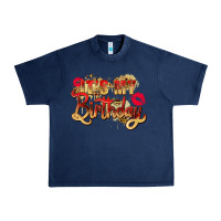 Navy it's my birthday Urban Heavy Tee - Zillion Design Studio