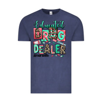 Vintage Denim educated drug dealer nurse life Vintage Tee - RanaPortraitStore