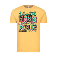 Vintage Mustard educated drug dealer nurse life Vintage Tee - RanaPortraitStore