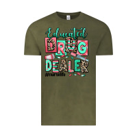 Vintage Olive educated drug dealer nurse life Vintage Tee - RanaPortraitStore