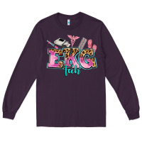Plum ekg tech Long Sleeve Tee - AdoDesignShop