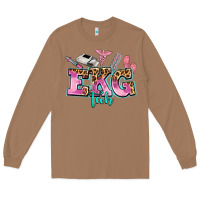 Toasted Coconut ekg tech Long Sleeve Tee - AdoDesignShop
