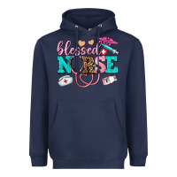 Navy blessed nurse Heavyweight Hoodie - AdoDesignShop