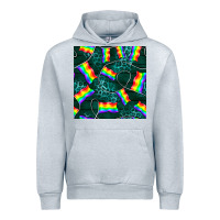 Heather Grey Pride lgbtq flags with leopard seamless pattern Urban Hoodie - BundleAndBundleShop