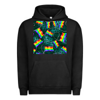 Pigment Black Pride lgbtq flags with leopard seamless pattern Urban Hoodie - BundleAndBundleShop