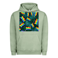 Pigment Oil Green Pride lgbtq flags with leopard seamless pattern Urban Hoodie - BundleAndBundleShop