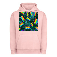 Pigment Salmon Pride lgbtq flags with leopard seamless pattern Urban Hoodie - BundleAndBundleShop