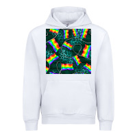White Pride lgbtq flags with leopard seamless pattern Urban Hoodie - BundleAndBundleShop