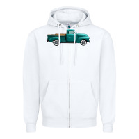 White western truck right side view Zipper Hoodie - FaDigitalArtStudio
