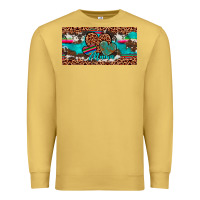 Antique Gold hearts mama license plate Premium Sweatshirt - Artiststas