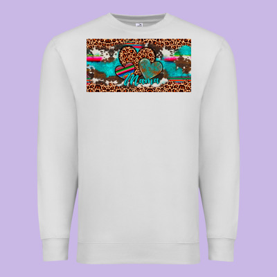 Hearts Mama License Plate Premium Sweatshirt Designed By Artiststas